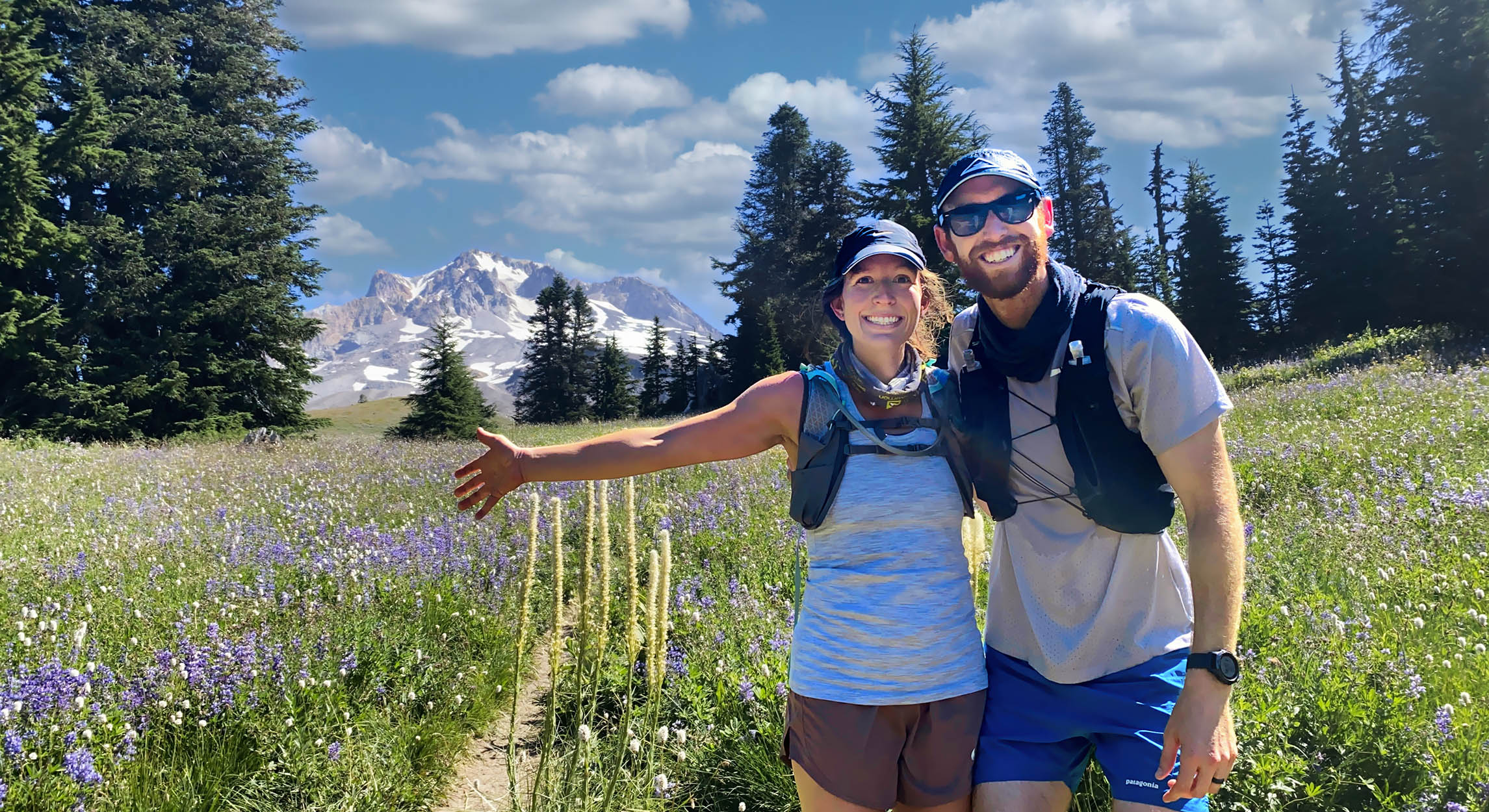 Paul and Daniel Wilson enjoy hiking in the Pacific Northwest.